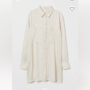 H&M Oversized white blouse